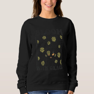 Blühen Sie mit Anmut Gärtner Botanischer Gartenbau Sweatshirt