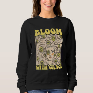 Blühen Sie mit Anmut Gärtner Botanischer Gartenpla Sweatshirt