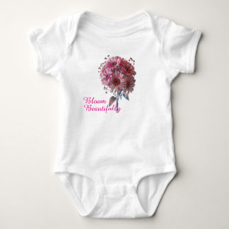 Blühen Sie schön Florales Baby-Body Baby Strampler