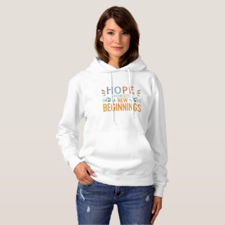 Blühen, wo du gepflanzt bist. Hoffen auf neuen Beg Hoodie