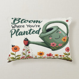 Blühen, wo Sie gepflanzt sind - Inspiration Dekokissen