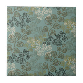 Blühend leafy Silhouetten der sanften Gelassenheit Fliese