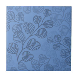 Blühend leafy Silhouetten Gentle Serenity HD Fliese