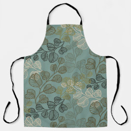 Blühend leafy Silhouetten Gentle Serenity HD Schürze