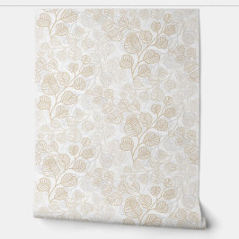 Blühend Leafy Silhouetten Gentle Serenity Tapete