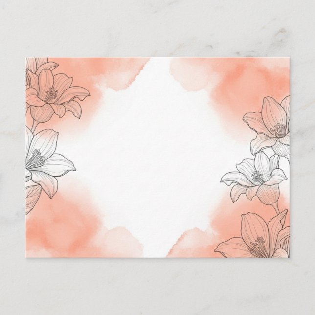 blühend postkarte (Vorderseite)