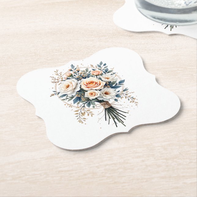 Blühend Untersetzer von Celebatory Bouquet (angewinkelt)