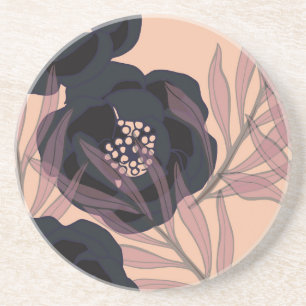 Blühende abstrakte Eleganz, künstlerischer Hinterg Getränkeuntersetzer