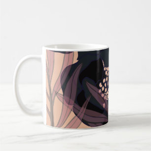 Blühende abstrakte Eleganz, künstlerischer Hinterg Kaffeetasse