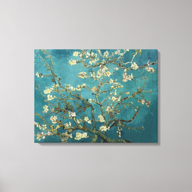 Blühende Almond Tree - Van Gogh Leinwanddruck (Vorderseite)
