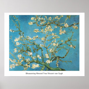 Blühende Almond Tree Vincent van Gogh Poster