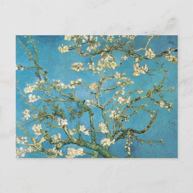 Blühende Almond Tree Vincent van Gogh Postkarte (Vorderseite)