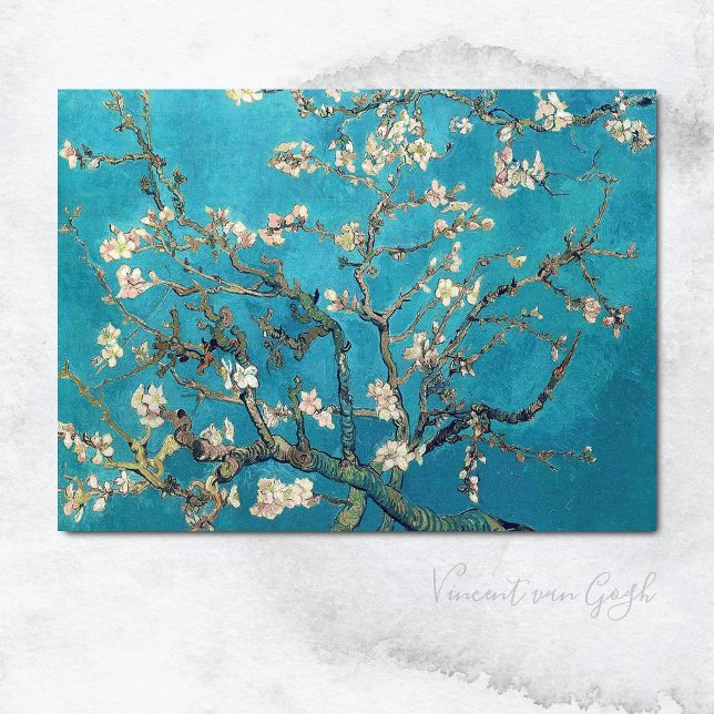 Blühende Almond Tree Vincent van Gogh Postkarte (Von Creator hochgeladen)