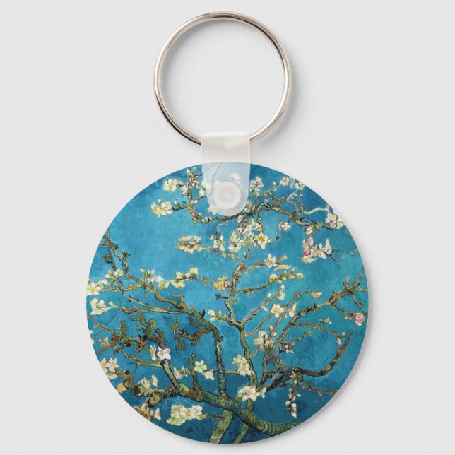 Blühende Almond Tree Vincent van Gogh Schlüsselanhänger (Vorderseite)