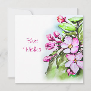 Blühende Apple-Blüten Einladung