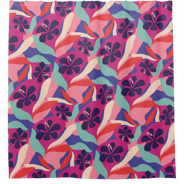 blühende Ästhetik Duschvorhang (Vorderseite)