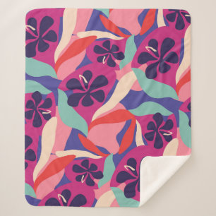 blühende Ästhetik Sherpadecke