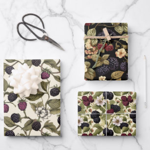 Blühende Berries Sammlung: BlackBerry Bouquets Geschenkpapier Set