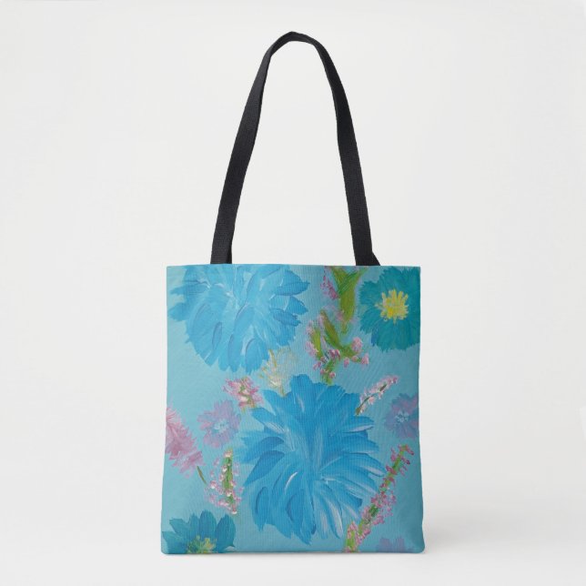 Blühende Bluebells Tote Tasche (Vorderseite)