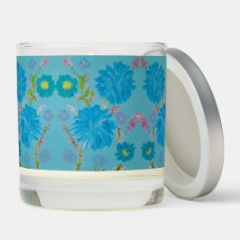 Blühende Bluebells, Vanilla-zentrierte Kerze