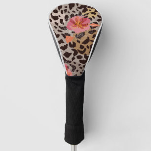 Blühende Blume der Tierhaut Golf Headcover