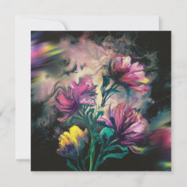 Blühende Blume Einladung