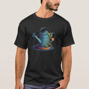 Blühende Blume im Frühling mit lustigem Wasser T-Shirt