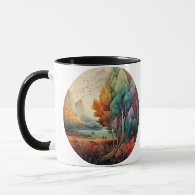 Blühende Blume Tea Cup Tasse (Links)