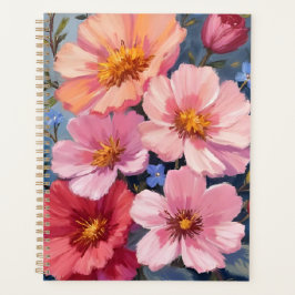 Blühende Blütenblätter | Florale Aquarellmalerei Planer