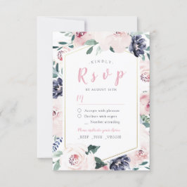 Blühende Blütenblüte Blütenhochzeit RSVP