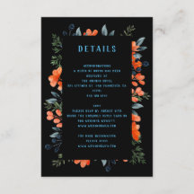 Blühende Botanicals Orange Blumenzehen Details