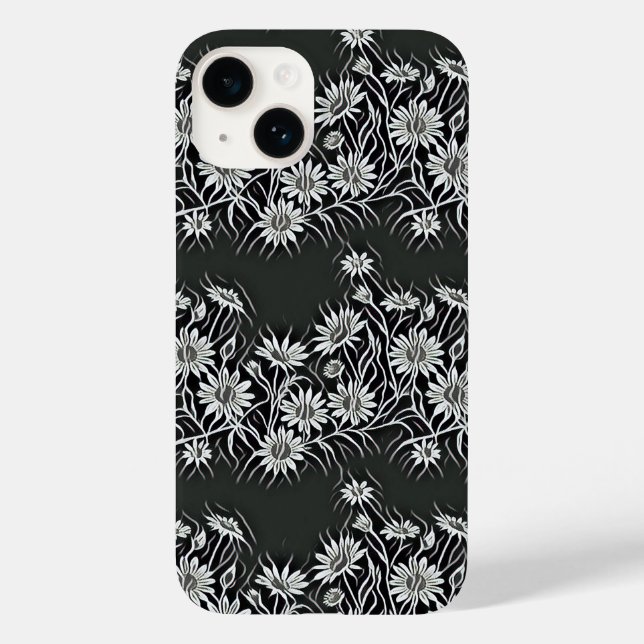 Blühende Camomiles - Modernes Blumenmuster 4 Case-Mate iPhone Hülle (Rückseite)