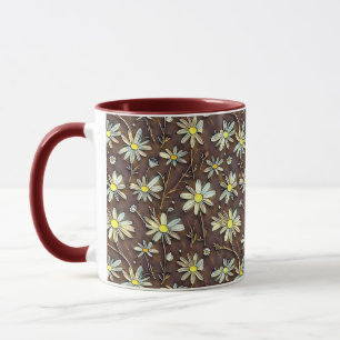 Blühende Camomiles - Modernes Blumenmuster-Design Tasse