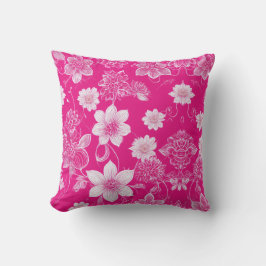 Blühende Eleganz: Blumenkissen Kissen