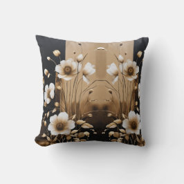 Blühende Eleganz: Blumenkissen Kissen