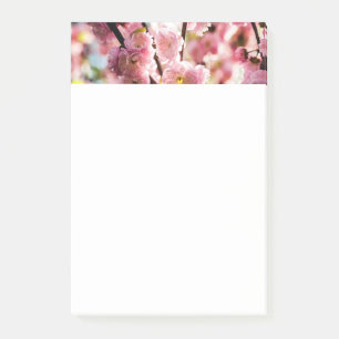 Blühende Erde - rosa Paradise Post-it Klebezettel