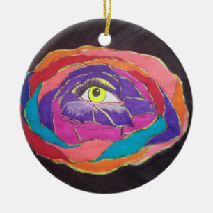 Blühende Exzellenz Keramik Ornament