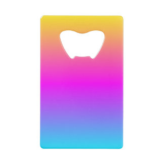 Blühende Farben fröhliche bunte Essentials Geldbeutel Flaschenöffner