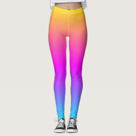 Blühende Farben fröhliche farbenfrohe Damen Mode Leggings