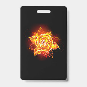 Blühende Feuerrose Ausweis
