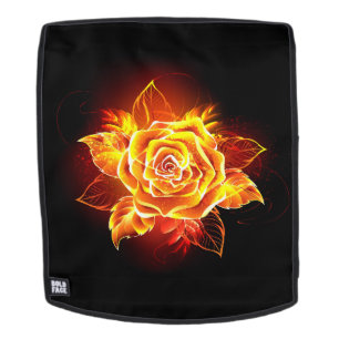 Blühende Feuerrose Rucksack