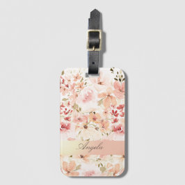 Blühende Frühlingsblumen Gepäckanhänger