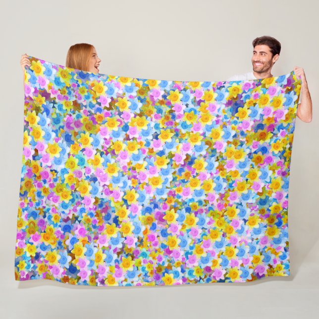 Blühende Frühlingsdüulen, Lge Fleece Blanket (Beispiel)