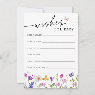 Blühende Frühlingserlebnisse Wildblume wünscht ein Einladung