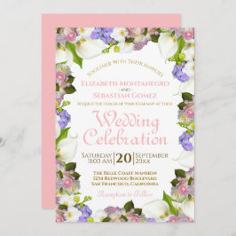 Blühende Frühlingshitze Einladung