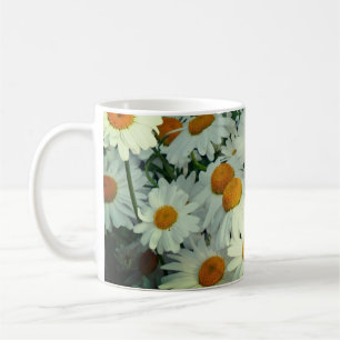 Blühende Gänseblümchen Kaffeetasse