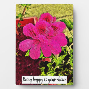 Blühende Garden-Symphonie Fotoplatte