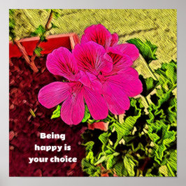 Blühende Garden-Symphonie Poster