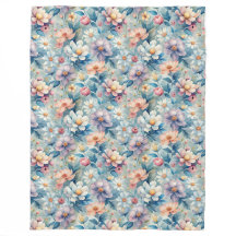 Blühende Harmonie: Eine Symphonie von Aquarell-Blu