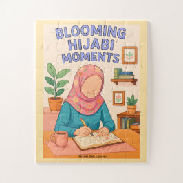 Blühende Hijabi-Momente-Puzzle Puzzle